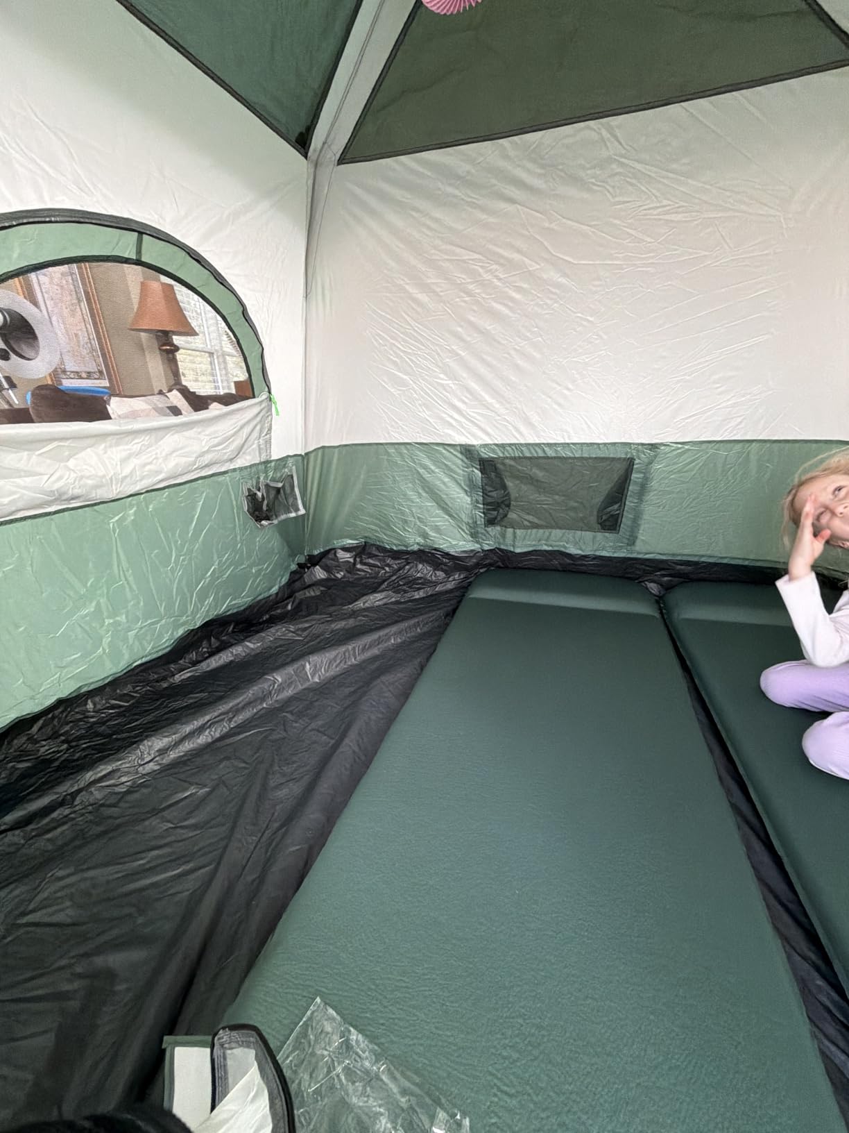 Amazon Basics Instant Camping Tent with Rainfly, Weather-Resistant, Quick Setup customer photo 1