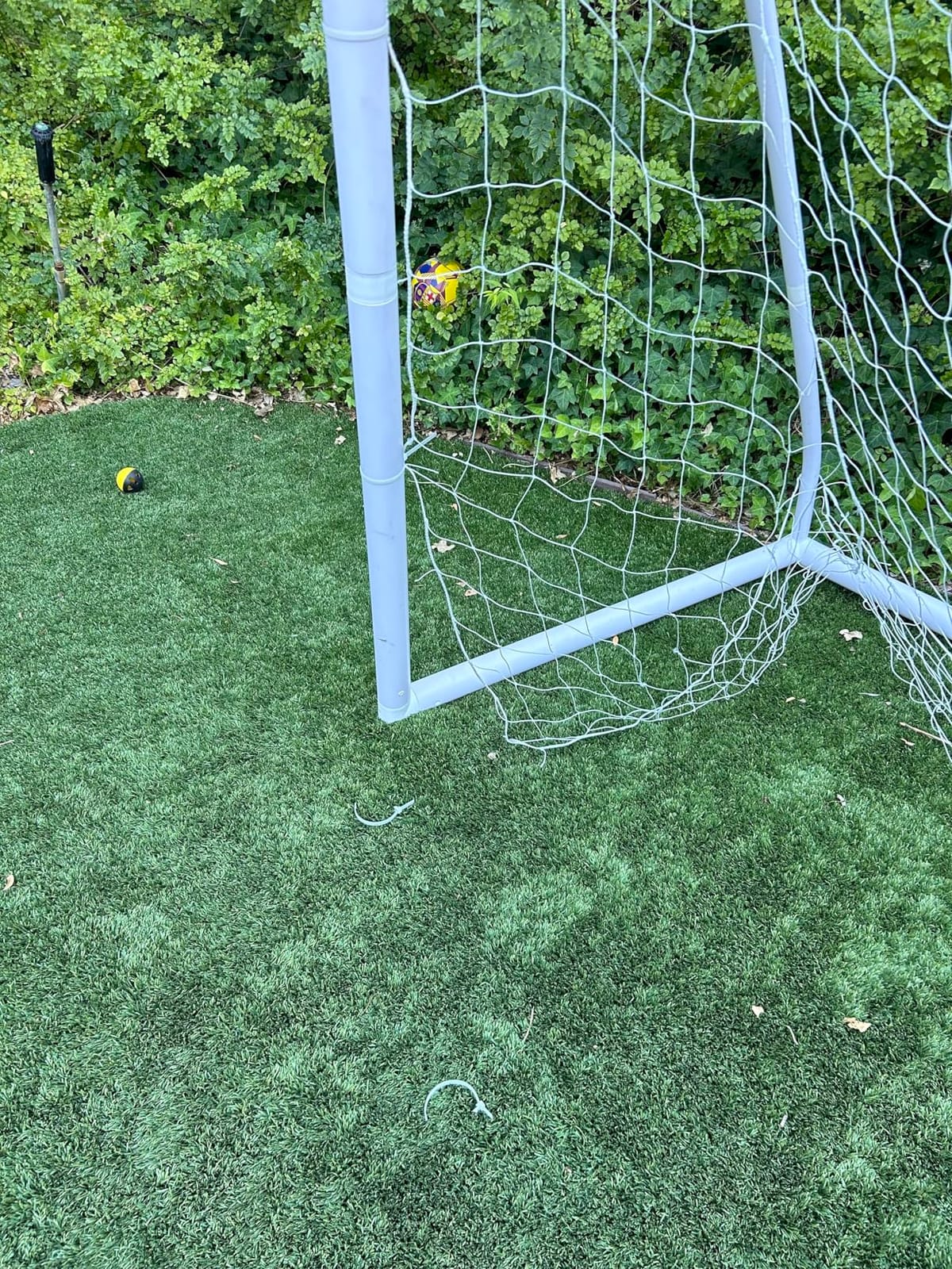 Soccer Goal for Backyard 10×6.5, 8×6 and 6×4 FT Soccer Goals Weatherproof and Portable HPVC Soccer Goal with Soccer Target Net and Carry Bag for Kids and Adults Outdoor's Practice Training customer photo 1