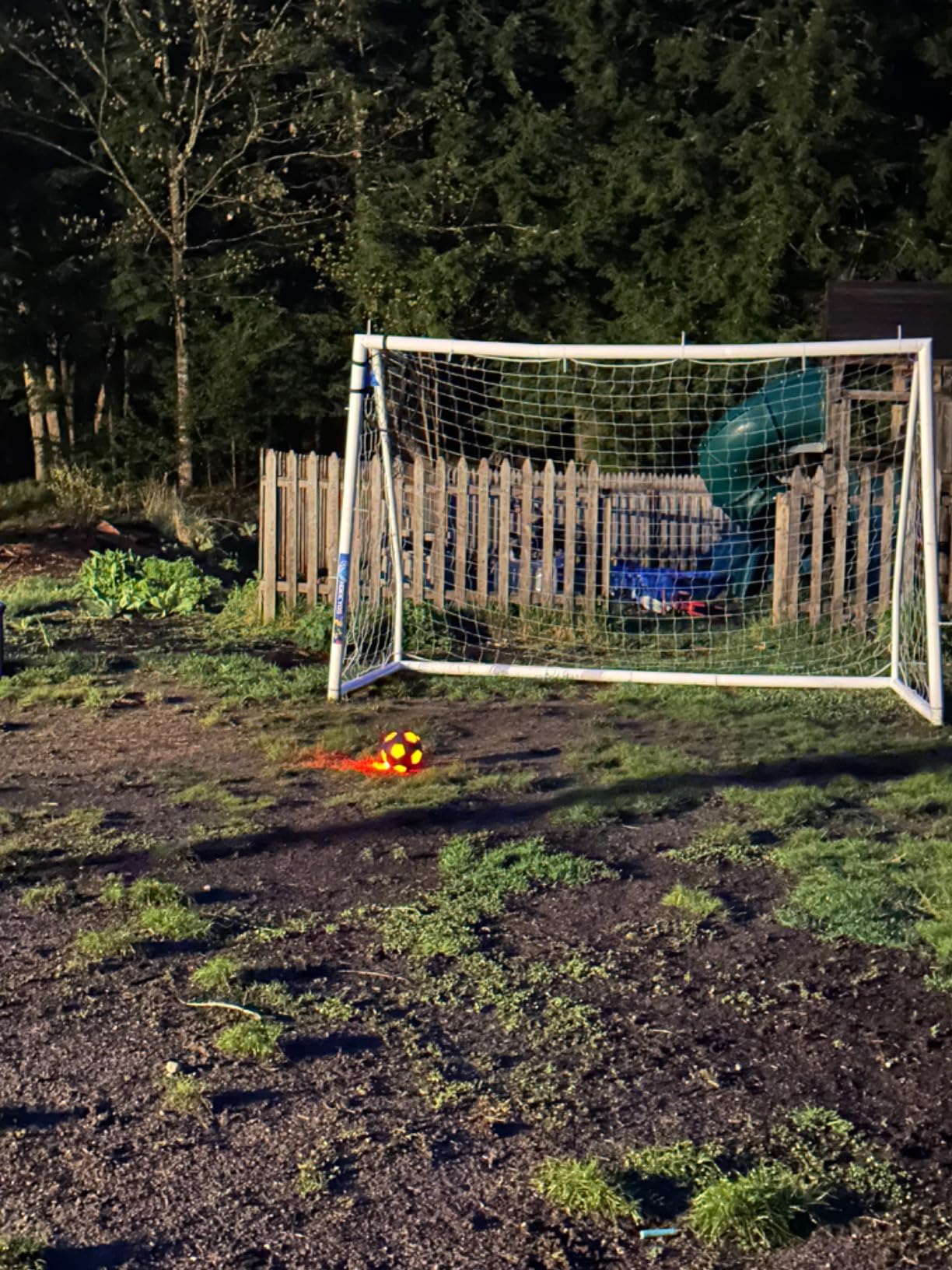 Soccer Goal for Backyard 10×6.5, 8×6 and 6×4 FT Soccer Goals Weatherproof and Portable HPVC Soccer Goal with Soccer Target Net and Carry Bag for Kids and Adults Outdoor's Practice Training customer photo 2