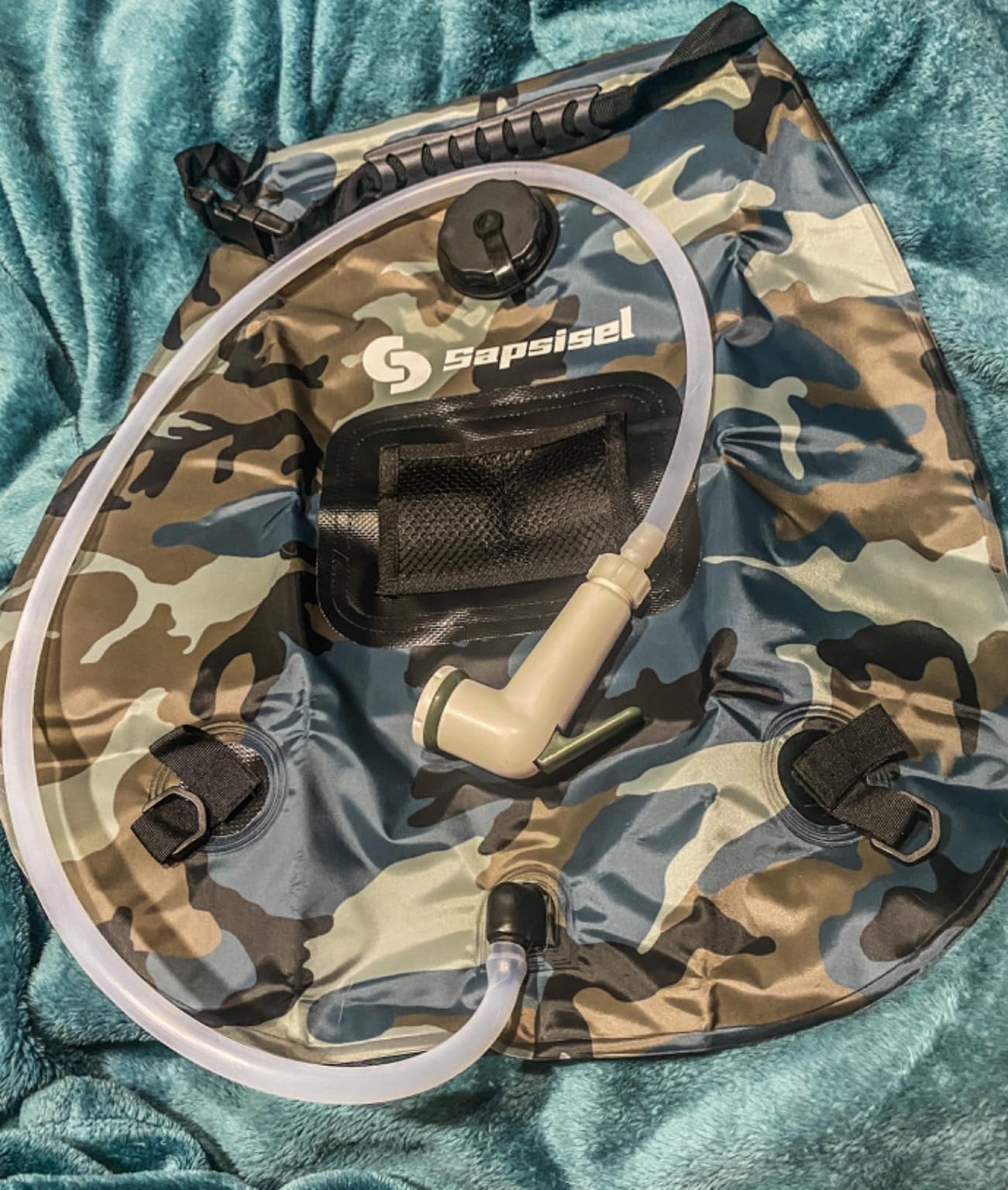 sapsisel Camping Shower Bag, 5 Gal/20L Solar Heating Camping Shower with Upgraded Hose and Shower Head,Portable Shower for Camping,Solar Shower customer photo 1
