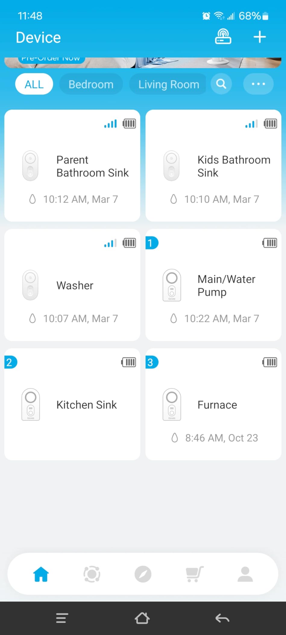 GoveeLife Upgraded Smart Water Leak Detector 1s with High Alarm, 5 Pack customer photo 2