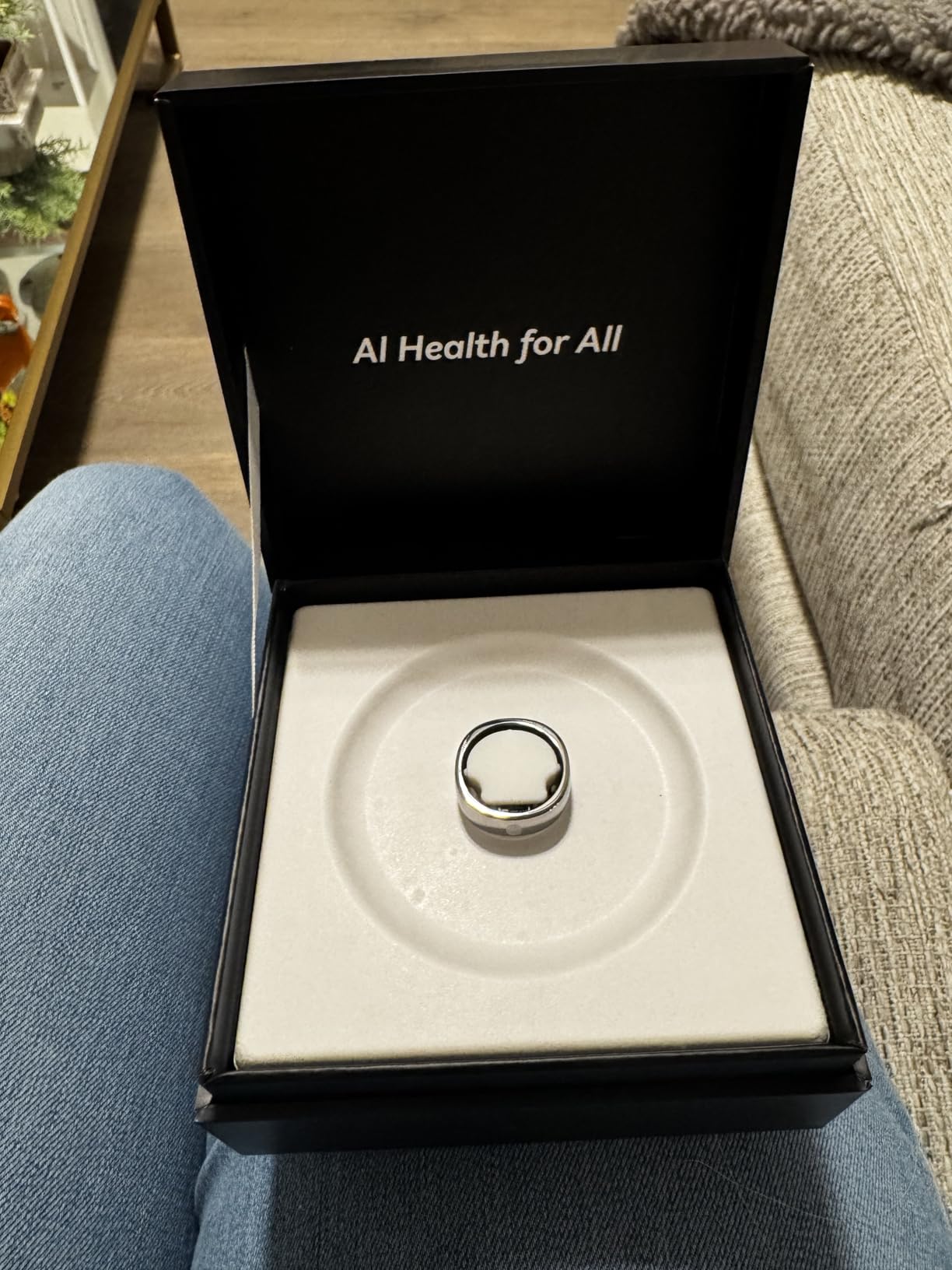 RingConn Gen 2 Air Ultra-Thin Smart Ring(Size 9, Dune Gold) customer photo 2