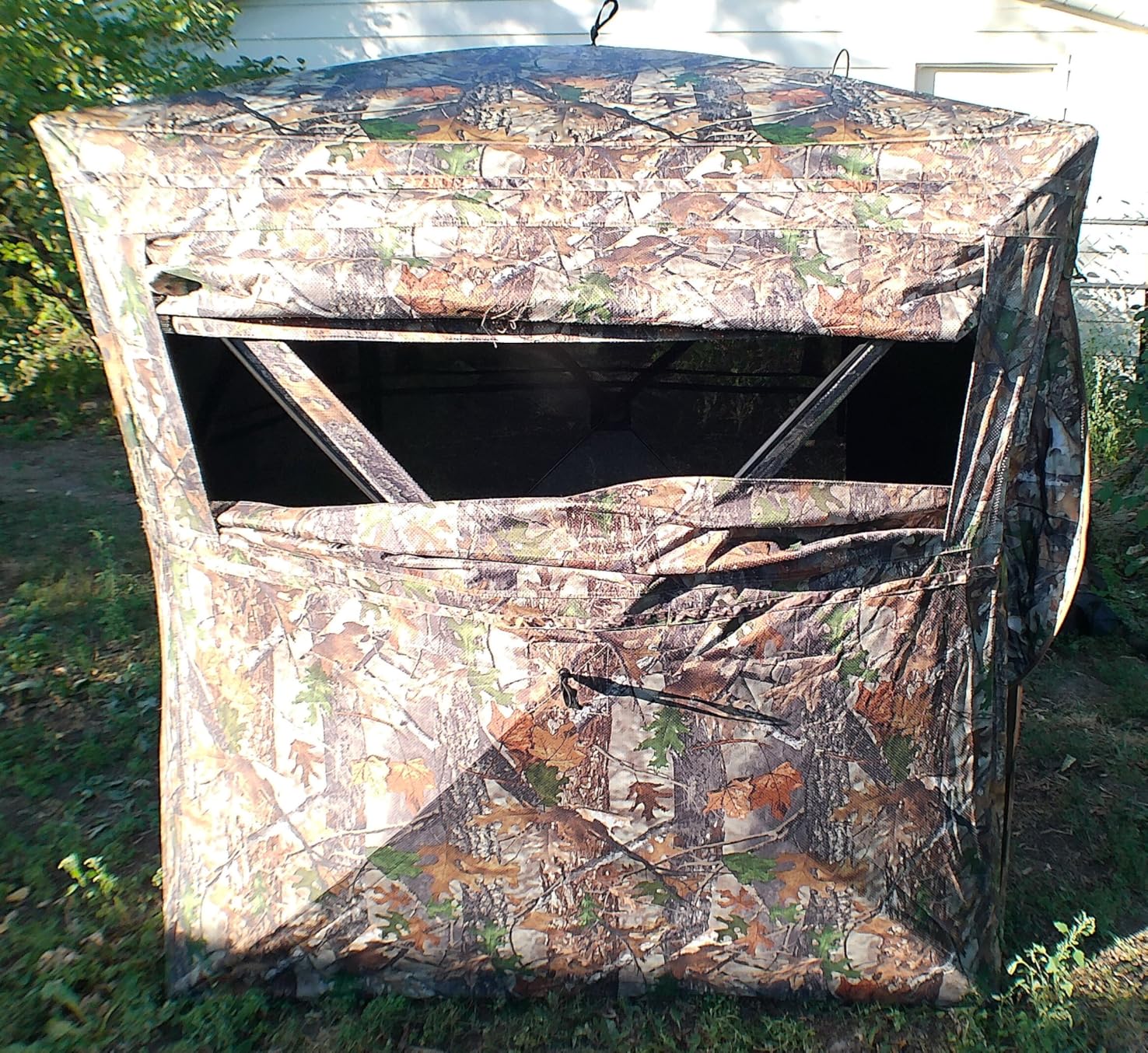 FLISSA Hunting Blind, 270/360 See-Through Ground Blind for Deer Hunting customer photo 2