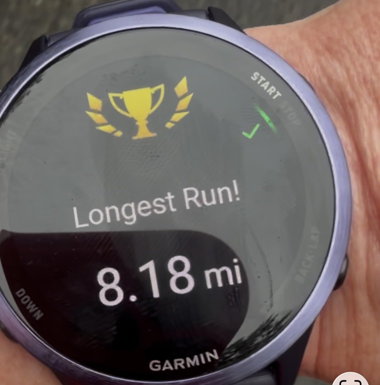 Garmin Forerunner® 570, 47mm, Aluminum, Black customer photo 2