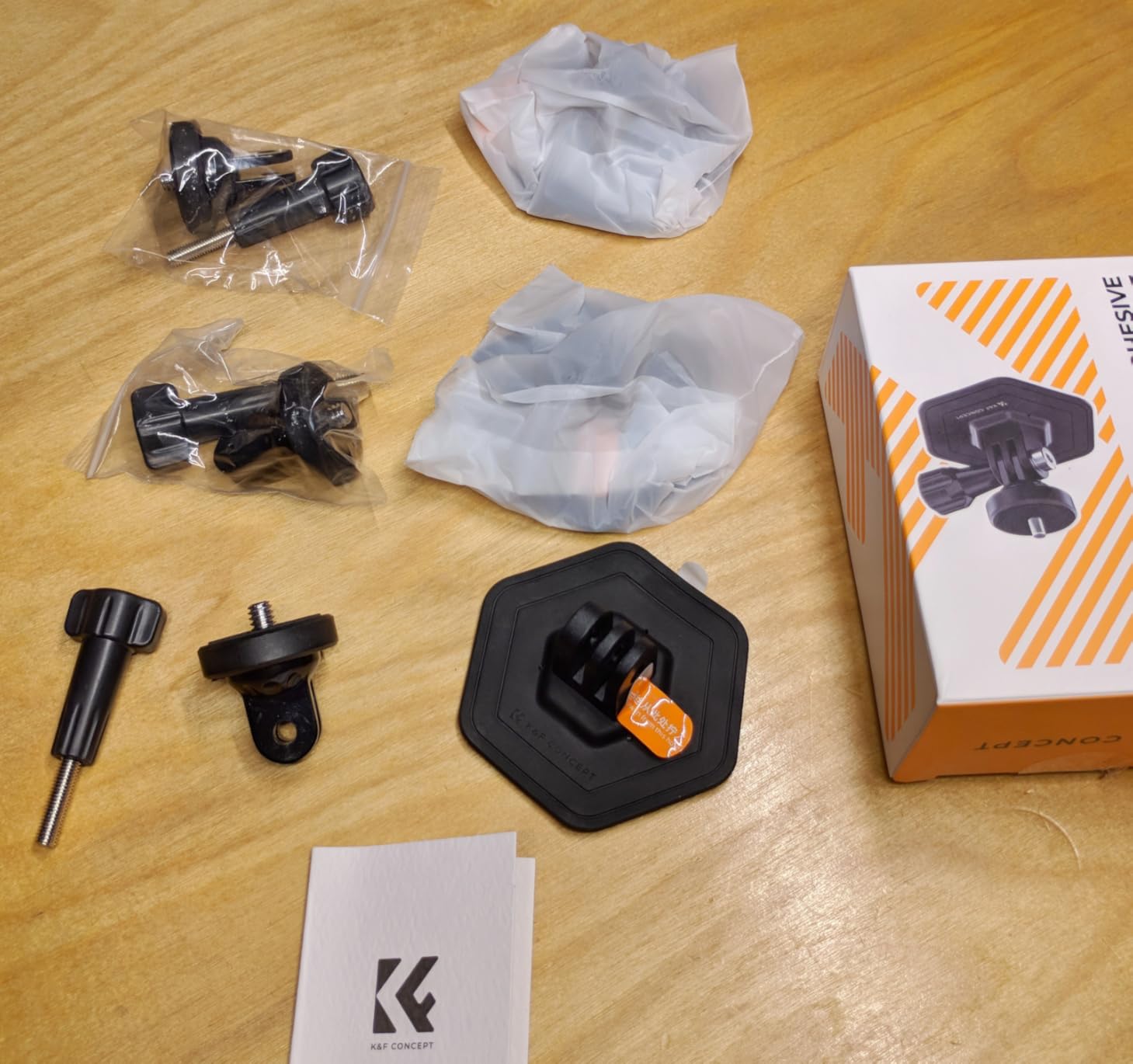 K&F CONCEPT Flexible Adhesive Mount Helmet Attachment for Action Camera customer photo 1