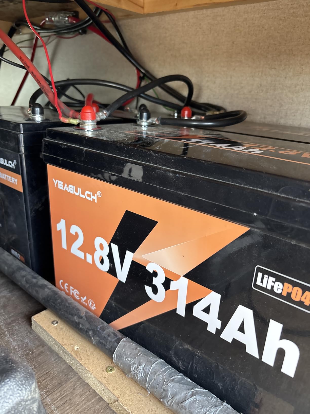 24V 100Ah LiFePO4 Lithium Battery with 100A BMS 2560Wh 15000+ Deep Cycles customer photo 2