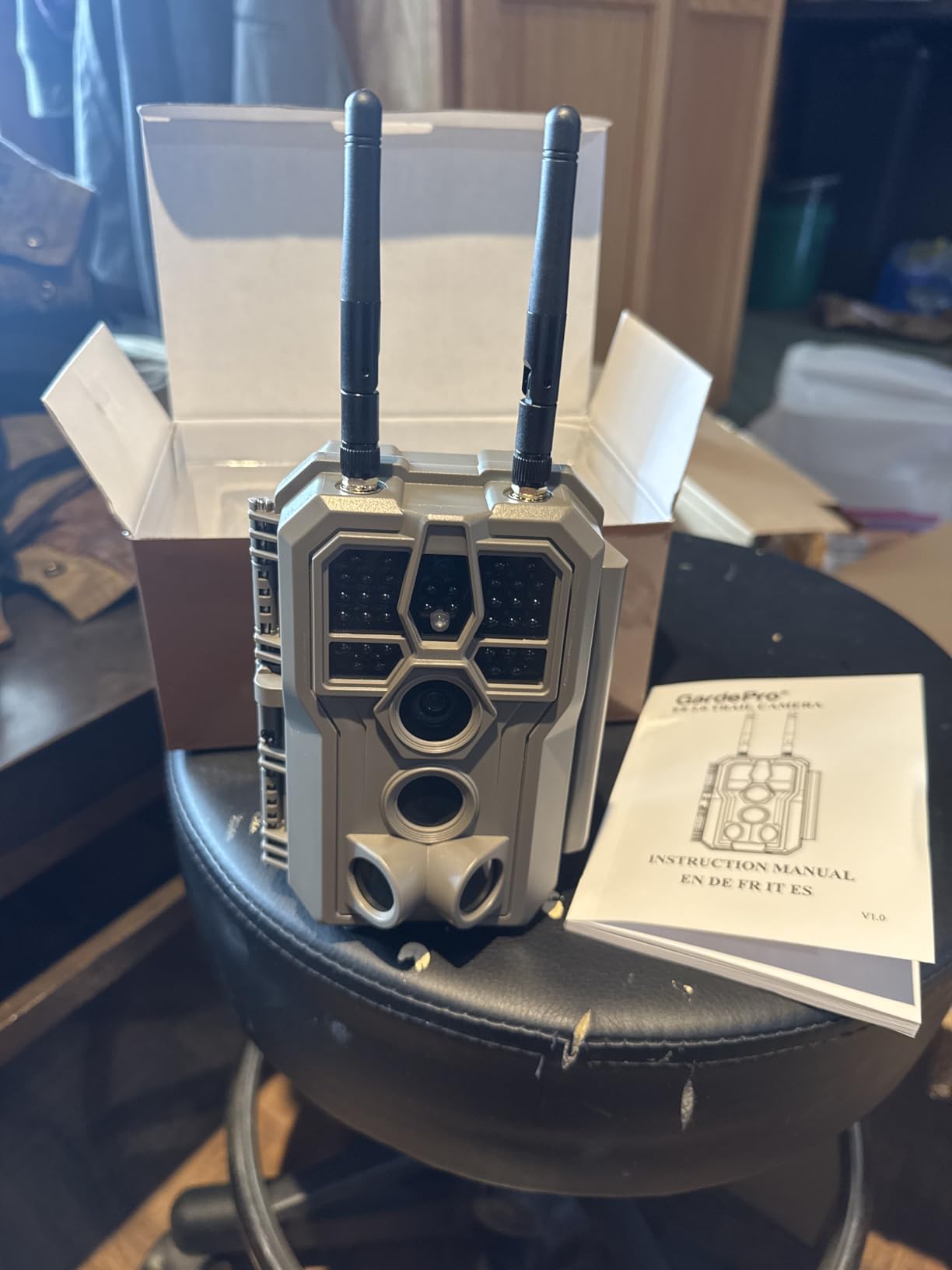 GardePro E8 2.0 WiFi Bluetooth Trail Camera, 4K Video, Dual Antennas customer photo 1