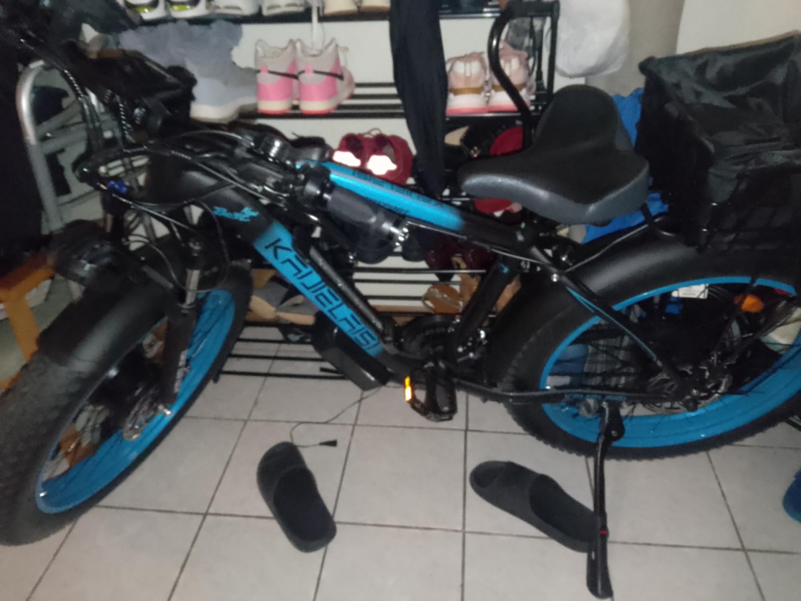 AWD Electric Bike for Adults, Peak 4000W Power 26” Fat Tire Ebike, Dual Motor Electric Bicycles, 48V 22.4AH Removable Battery Fast Dual Hydraulic Brakes 21-Speed All Terrain E-Bikes customer photo 2