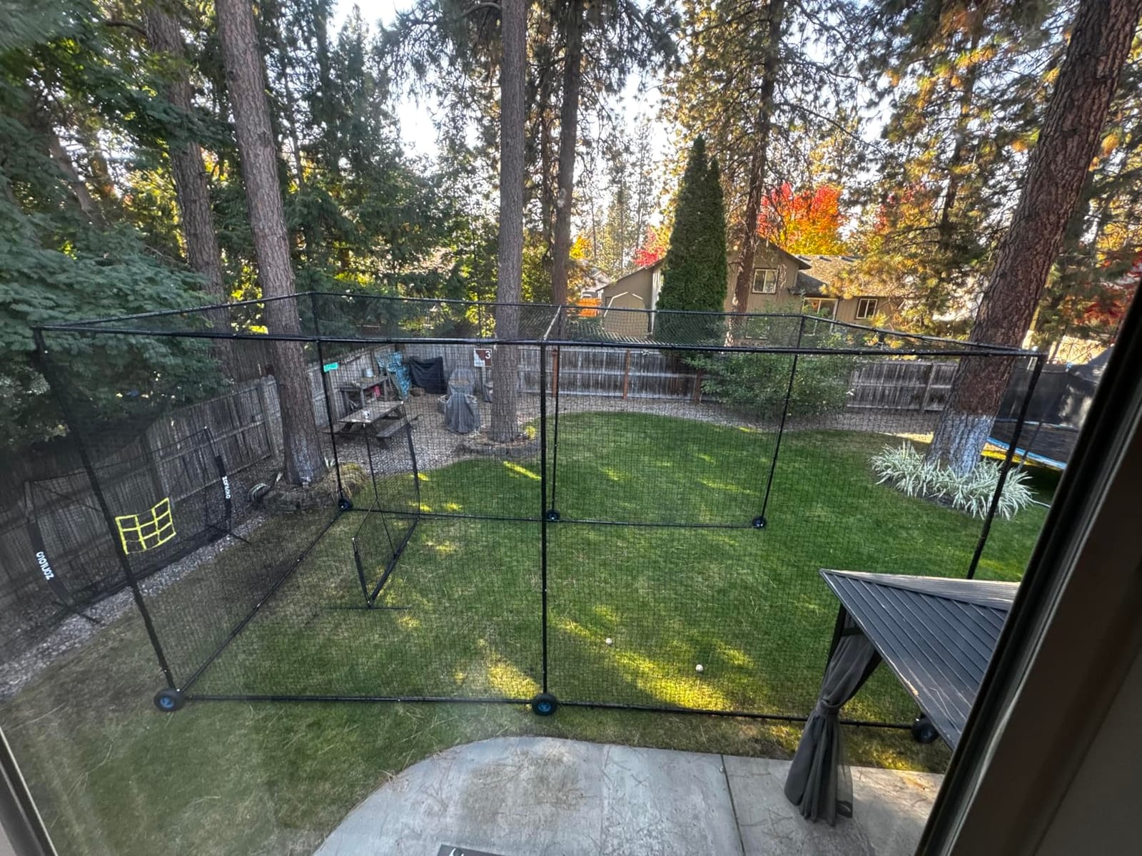 MR 24ft Mobile Baseball Batting Cage with Wheels, Portable Hitting Cage customer photo 1