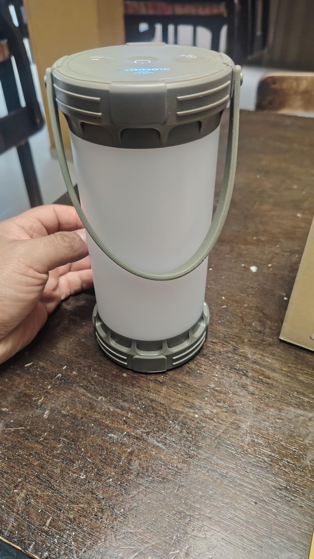 Glocusent LED Rechargeable Camping Lantern, Camping Light with 5000mAh customer photo 1