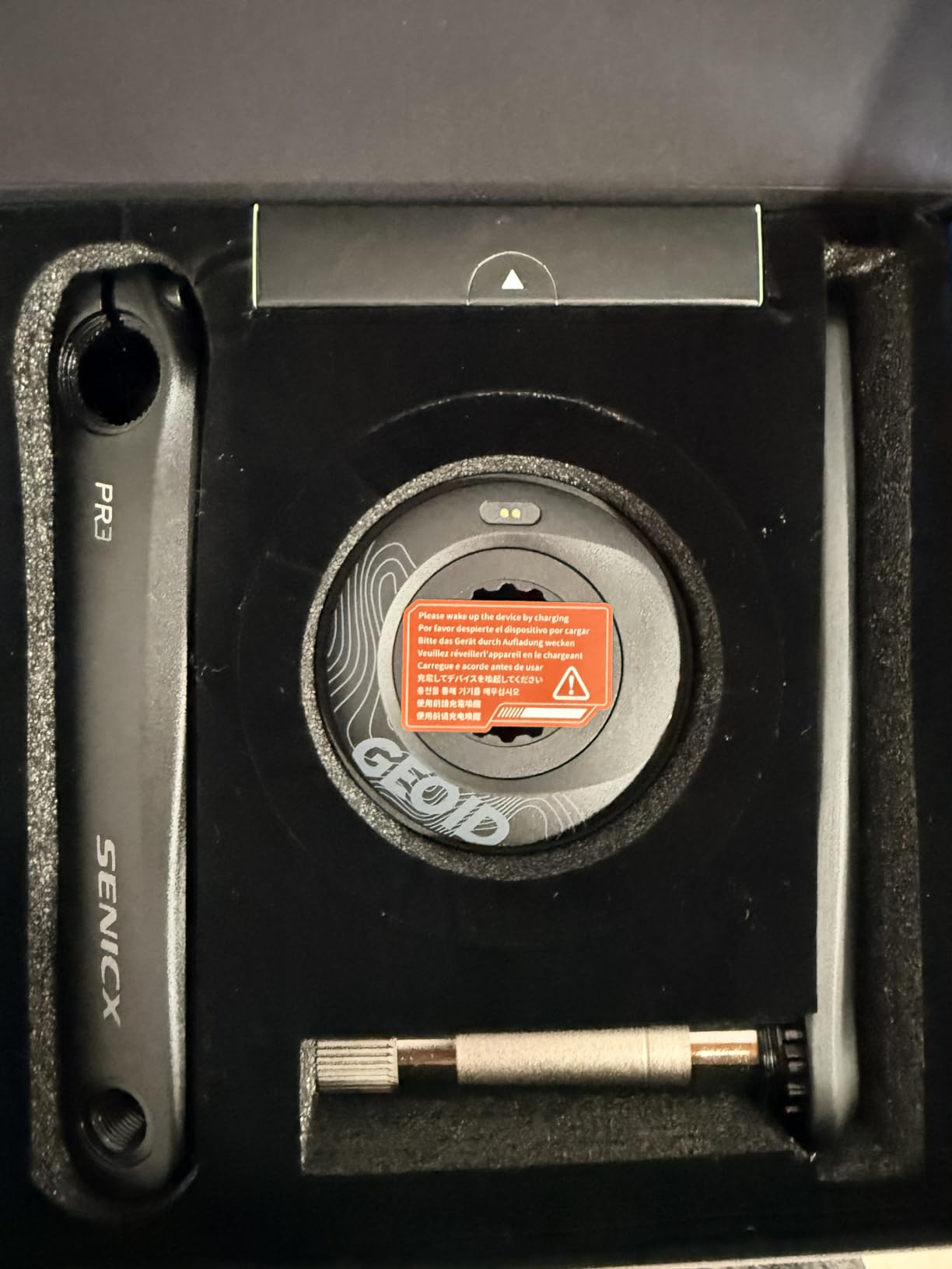 GEOID PM500 Bike Power Meter Crankset, ±1.5% Accuracy, Lightweight 680g, 300h Long Battery Life, 110BCD, Bluetooth & ANT+, IPX7 Waterproof Cycling Power Meter for Road Bikes - 165mm customer photo 2