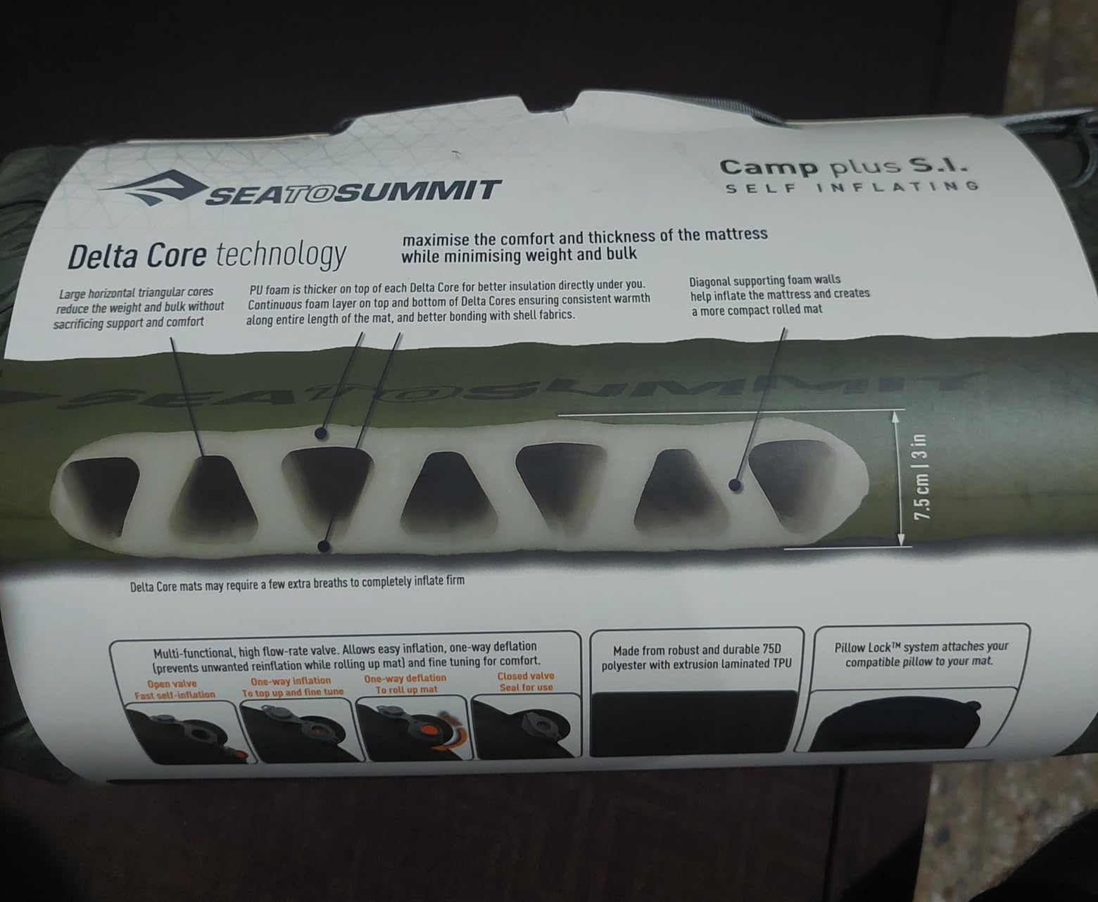 Sea to Summit Camp Plus SI Sleeping Mat, Rectangular/Large customer photo 2