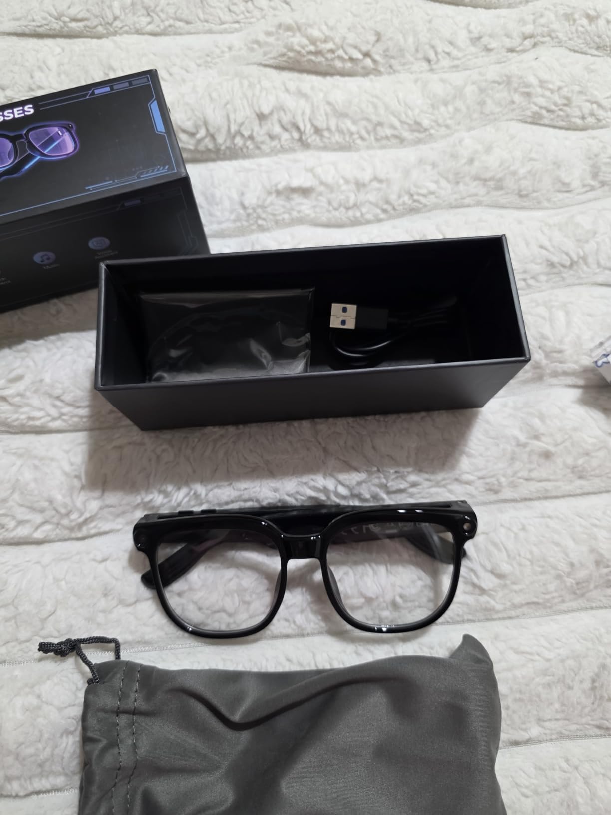 AI Smart Glasses with Camera, 4K Video, Real-Time Translation, AI Assistant customer photo 1