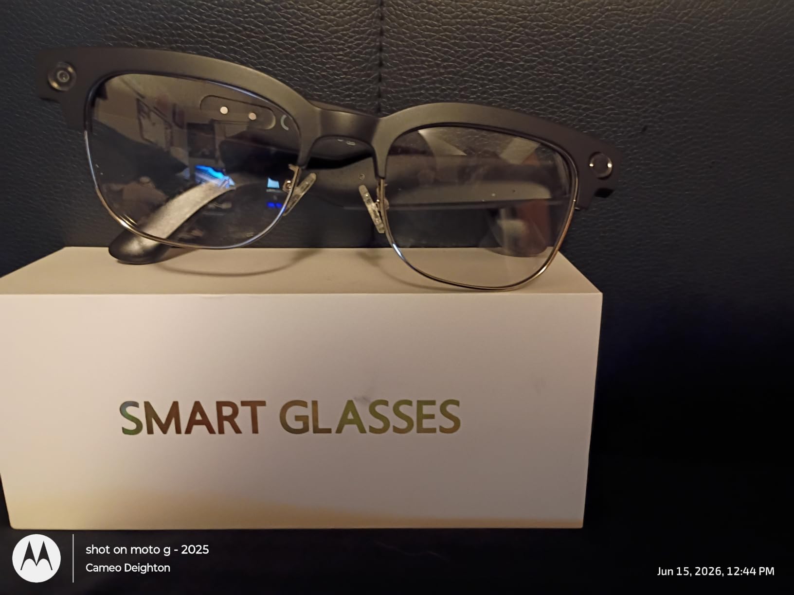 AI Smart Glasses with Camera, 4K EIS, Real-Time Translation customer photo 1