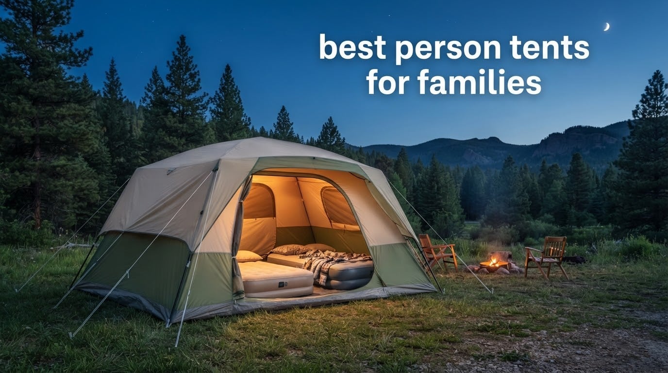 best 6 person tents for families