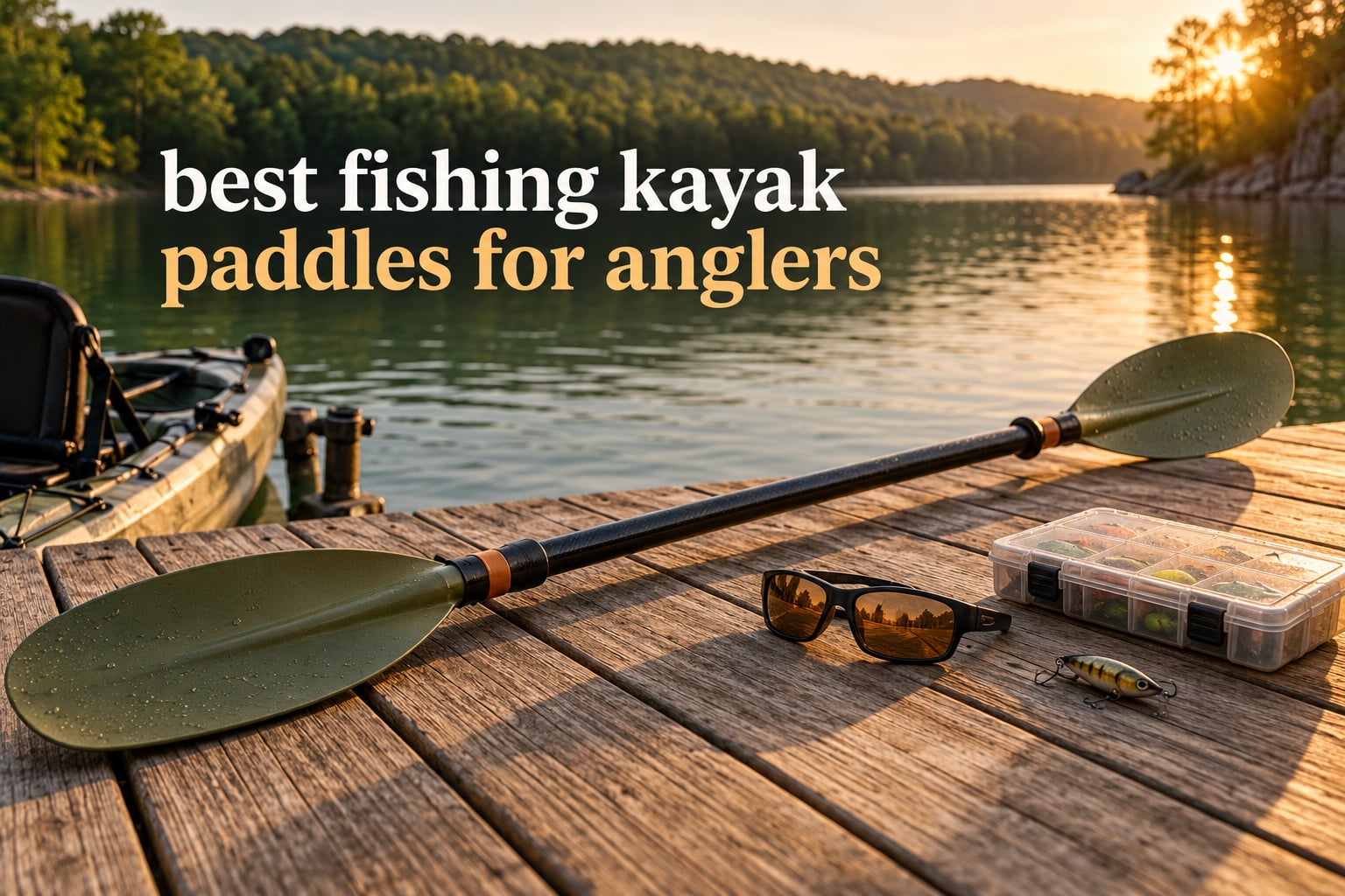 best fishing kayak paddles for anglers