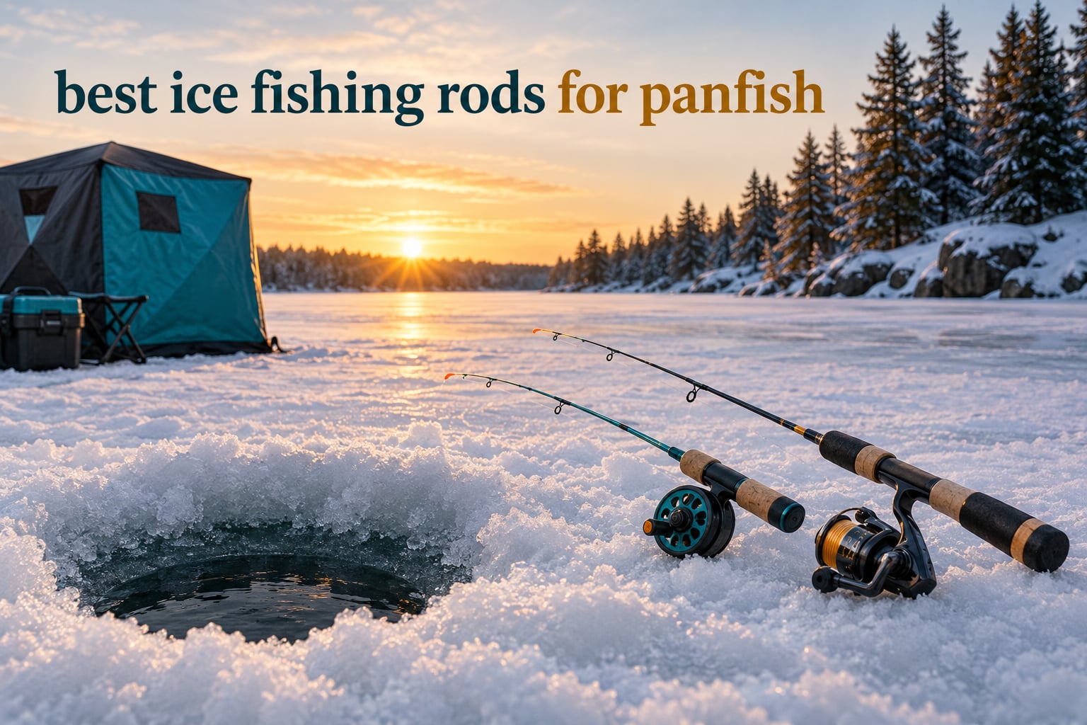 best ice fishing rods for panfish