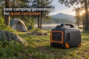 best camping generators for quiet campsites
