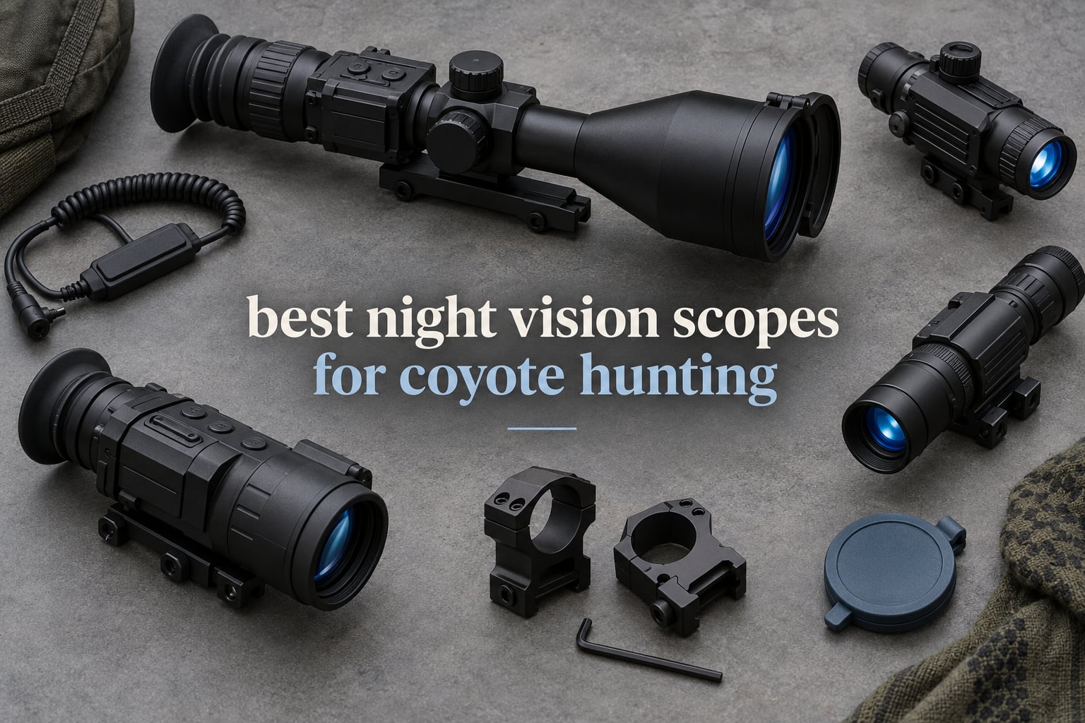 best night vision scopes for coyote hunting