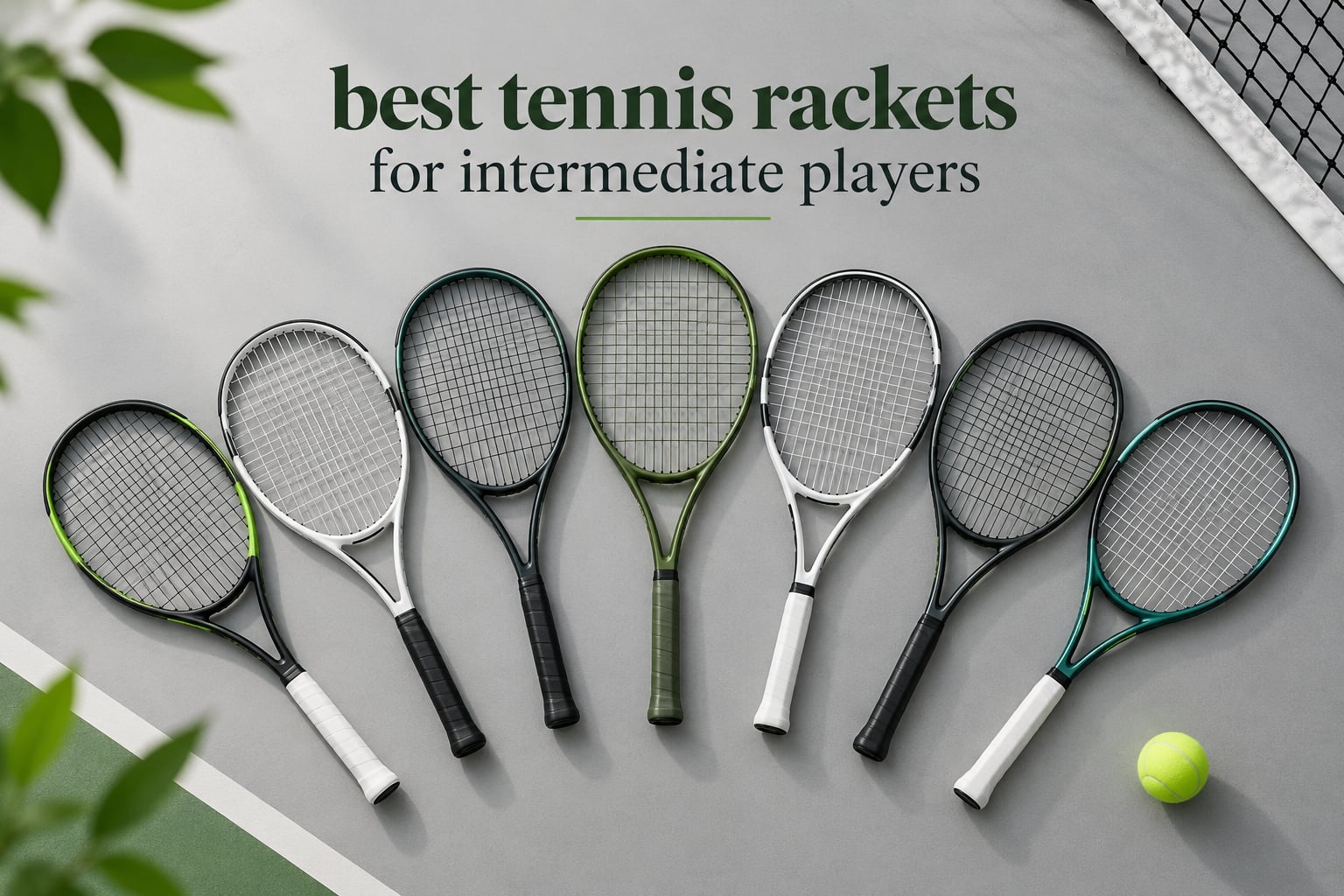 best tennis rackets for intermediate players
