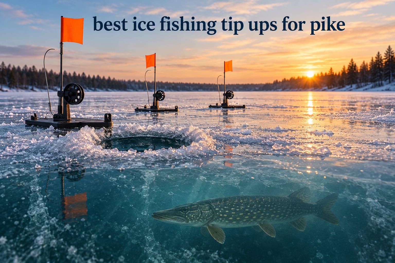 best ice fishing tip ups for pike