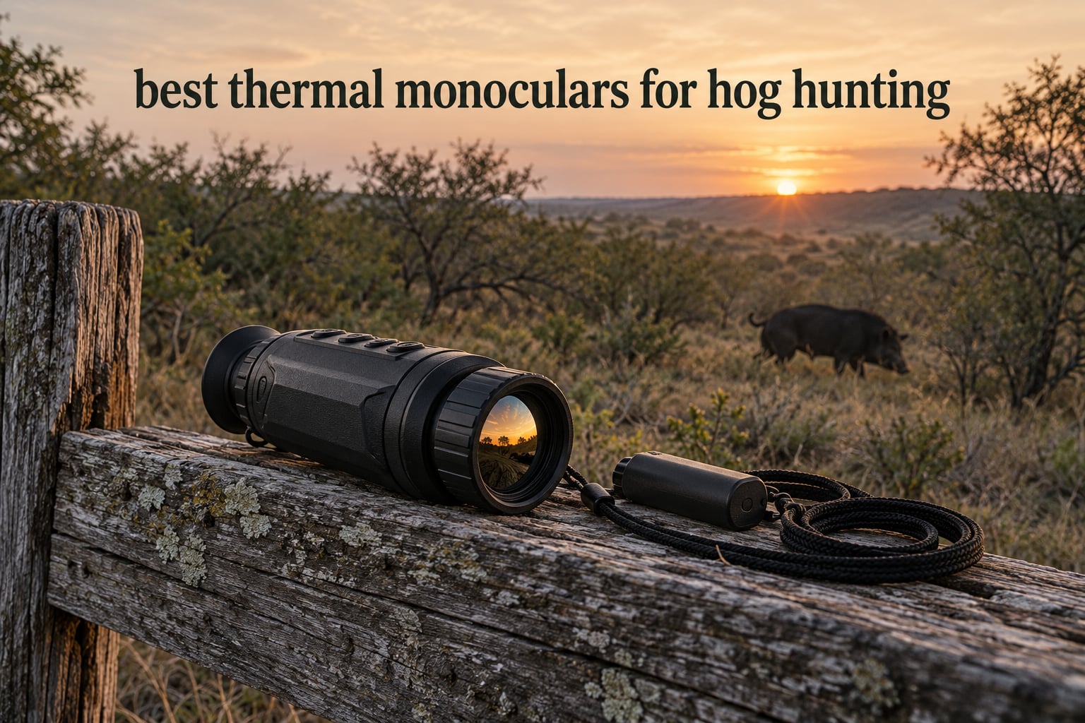 best thermal monoculars for hog hunting