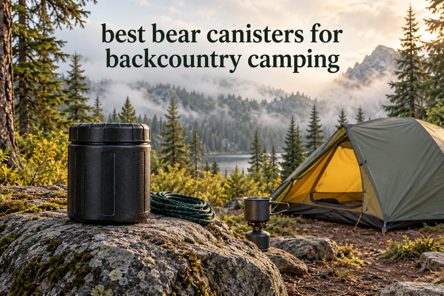 best bear canisters for backcountry camping