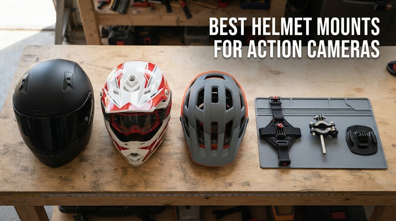 best helmet mounts for action cameras
