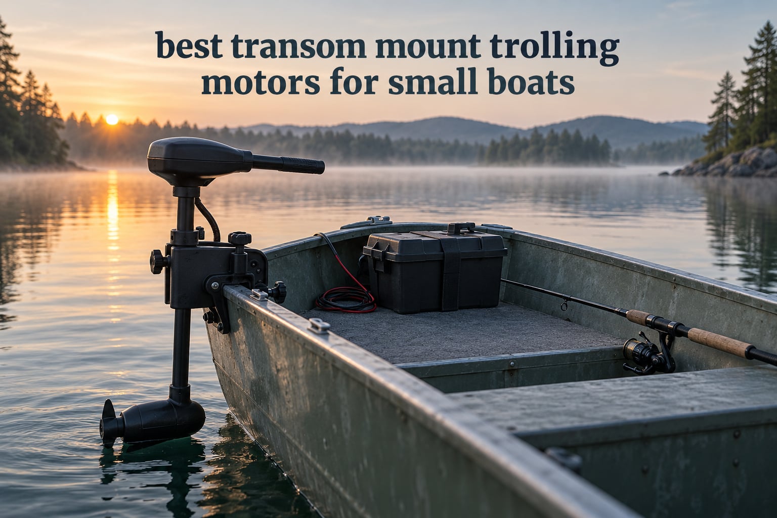 best transom mount trolling motors for small boats