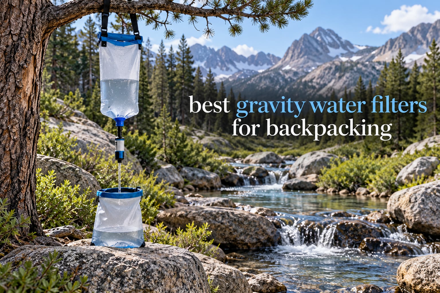 best gravity water filters for backpacking