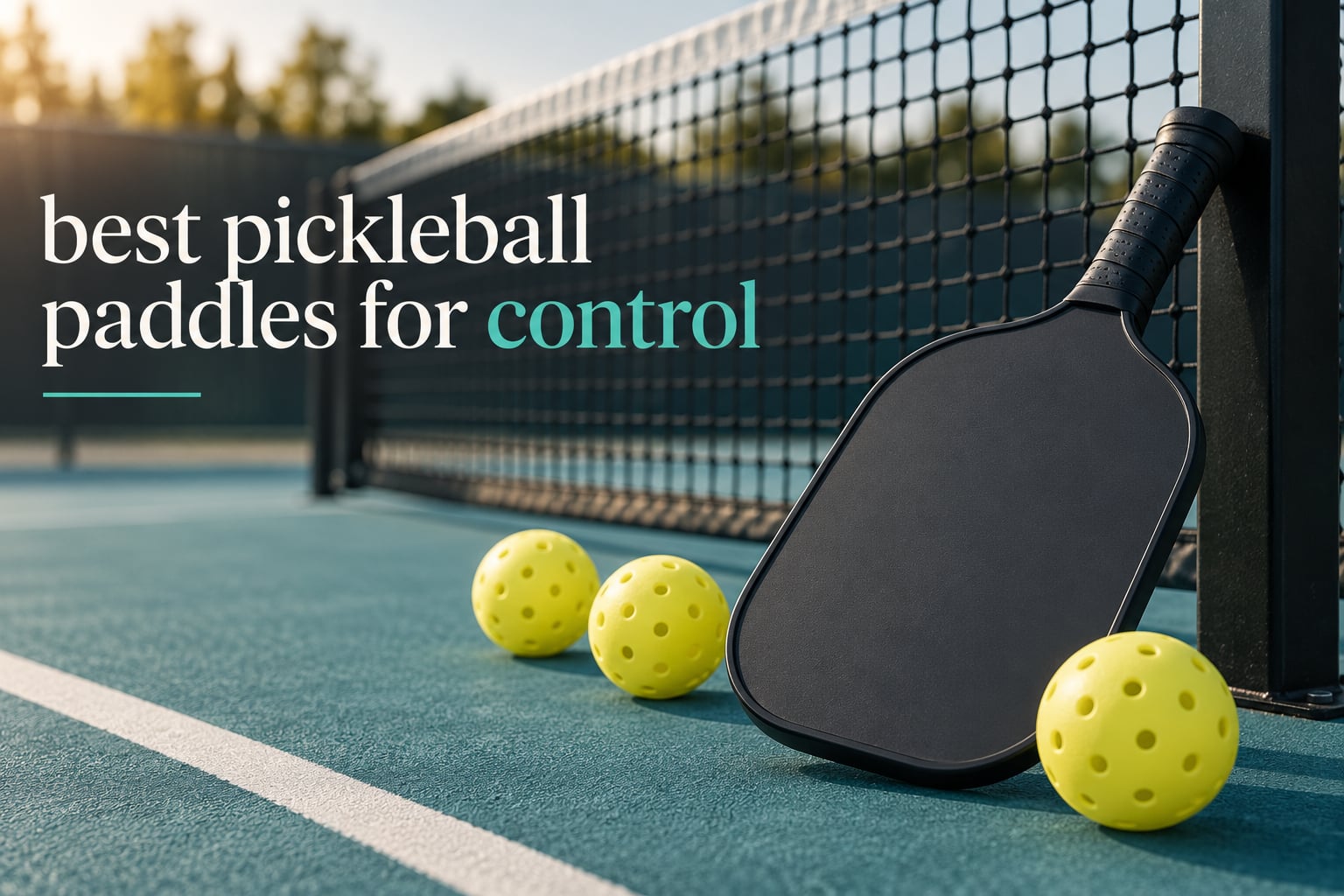 best pickleball paddles for control