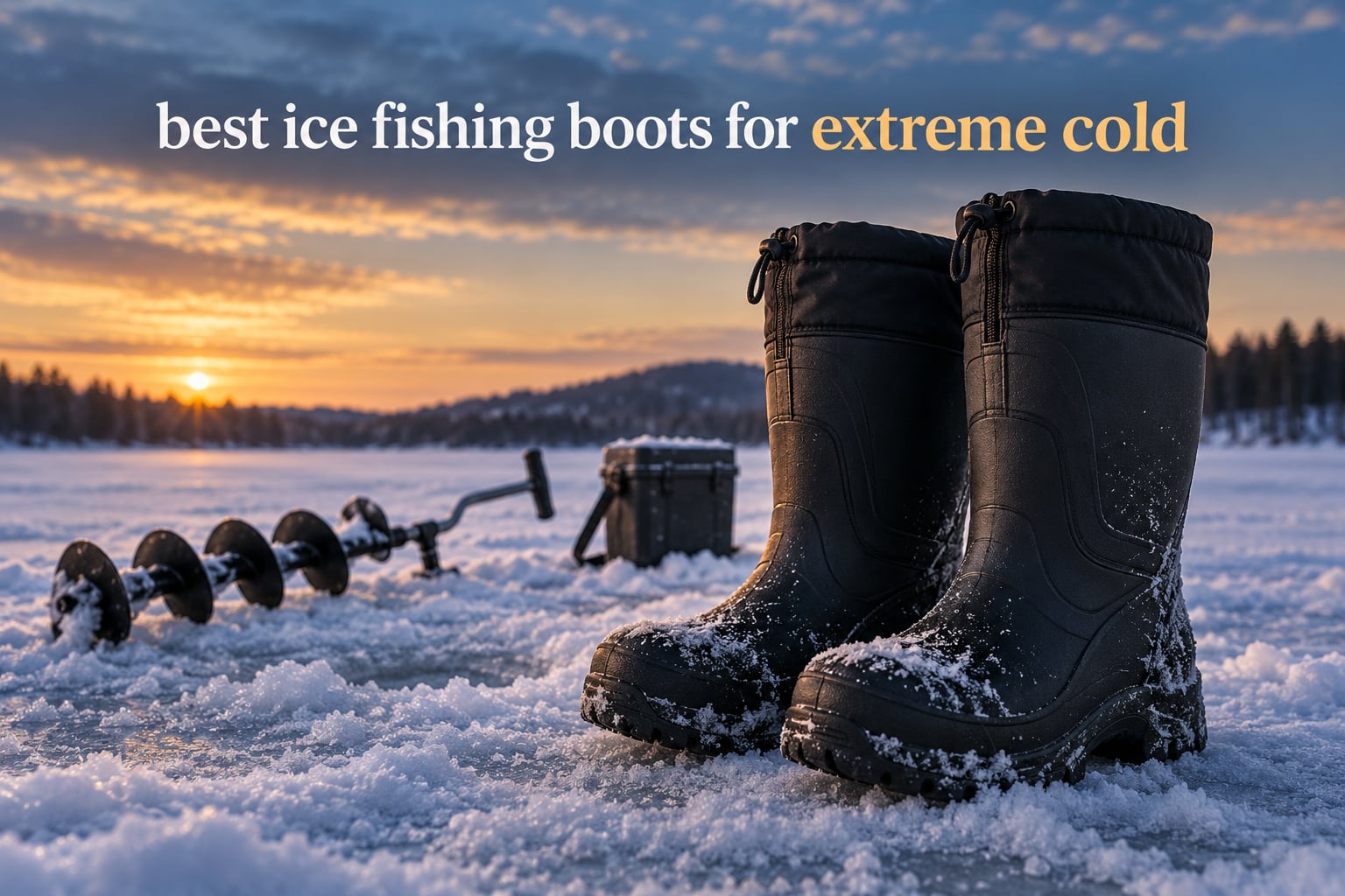 best ice fishing boots for extreme cold