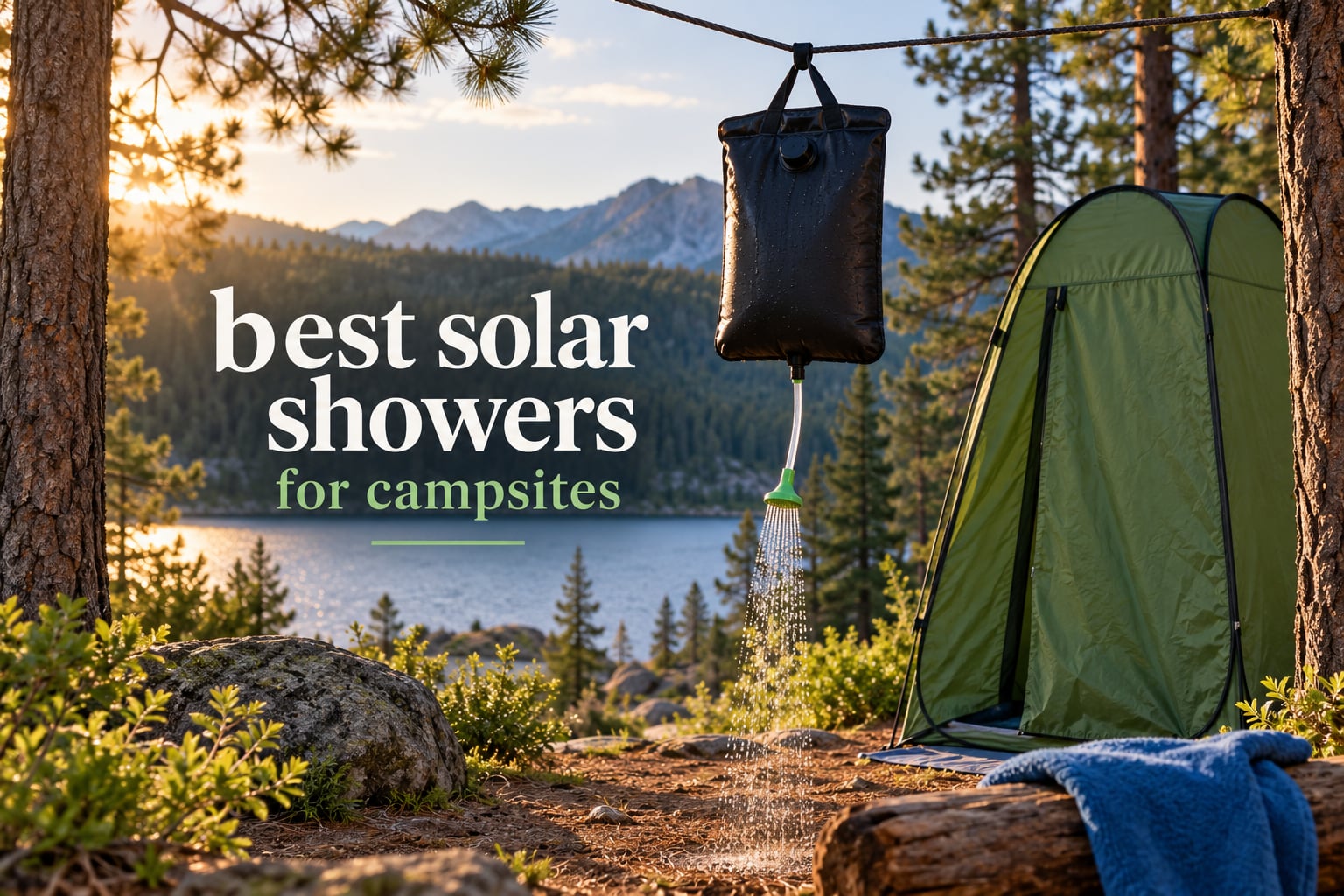 best solar showers for campsites