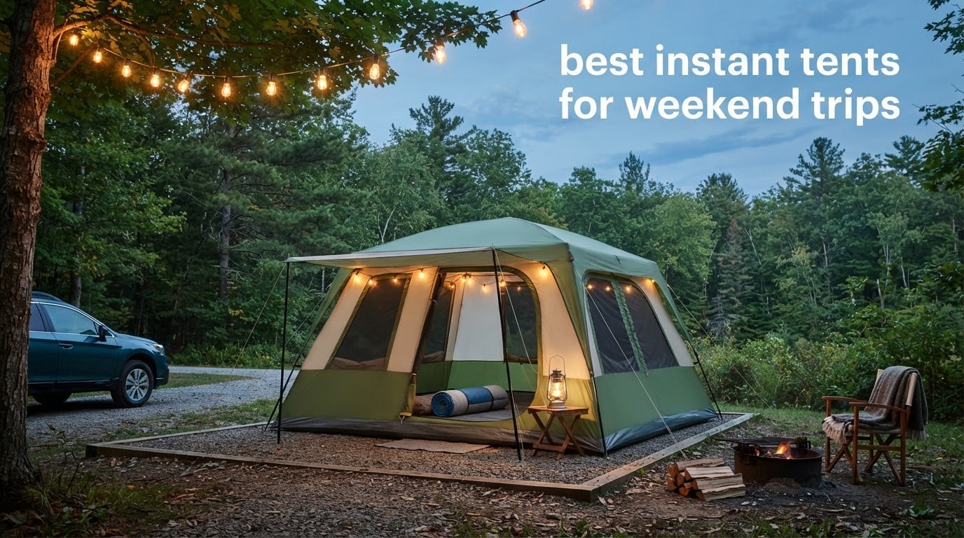 best instant tents for weekend trips