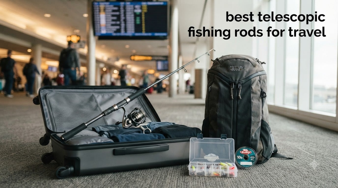 best telescopic fishing rods for travel