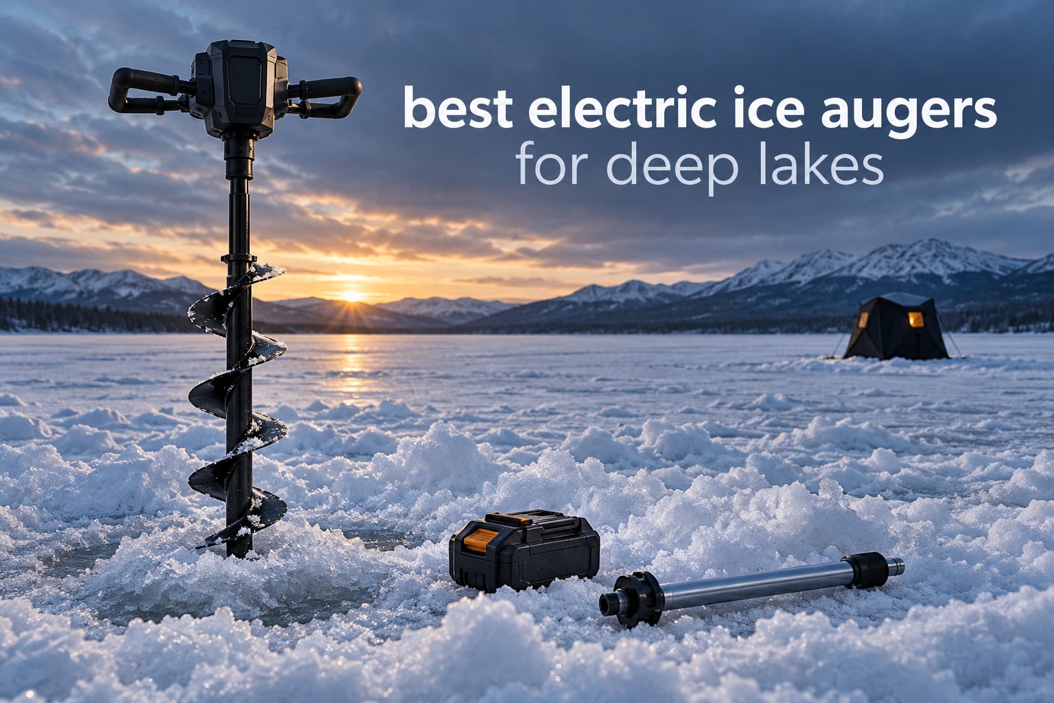 best electric ice augers for deep lakes