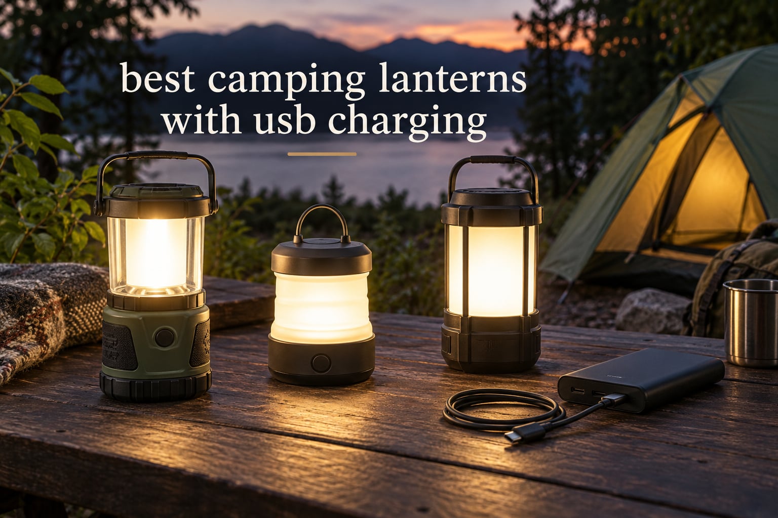 best camping lanterns with usb charging