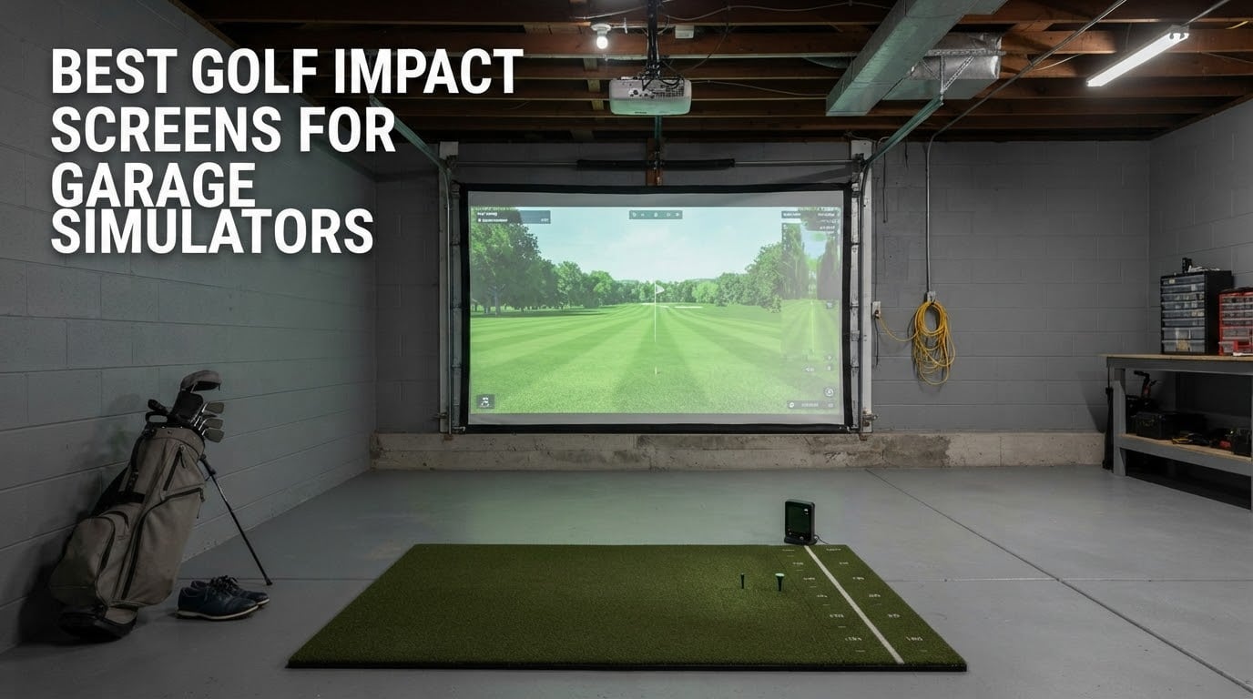 best golf impact screens for garage simulators