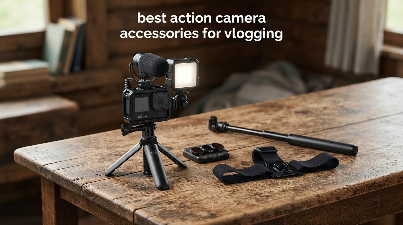 best action camera accessories for vlogging