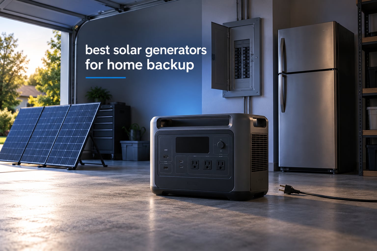 best solar generators for home backup