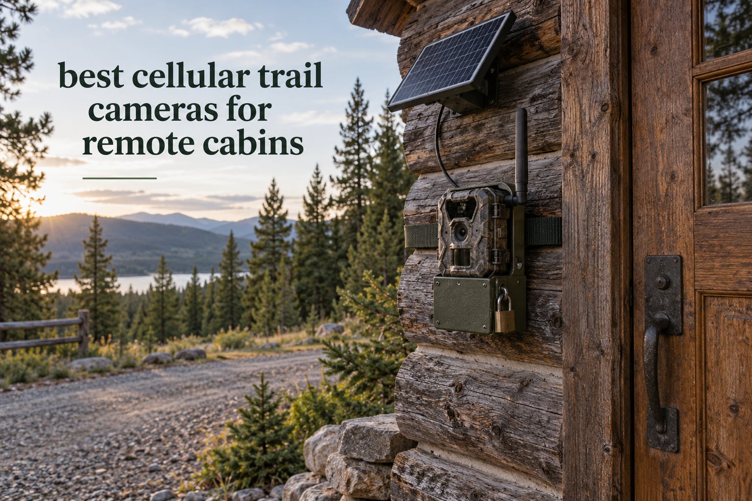best cellular trail cameras for remote cabins